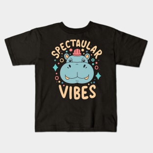 Hippo Spectacular Vibes Kids T-Shirt